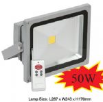  RGB 50W flood led lighting with remote RF controller 