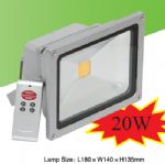 20W RGB color changing outdoor led flood light with remote controller RF 
