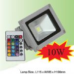 10W RGB flood led light infred remote controller