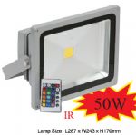 RGB 50W flood led lighting with infred remote IR controller 