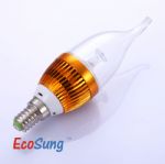 3W chandelier bulb