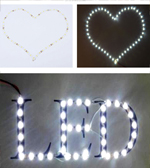  S form bending led strip lighting of advertising 